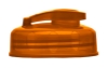 Garyline® Mini Mountain Tritan® Bottle with Flip-Top Lid - 22 oz. - Translucent orange lid